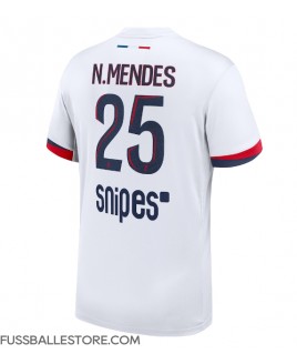 Günstige Paris Saint-Germain Nuno Mendes #25 Auswärtstrikot 2025-26 Kurzarm